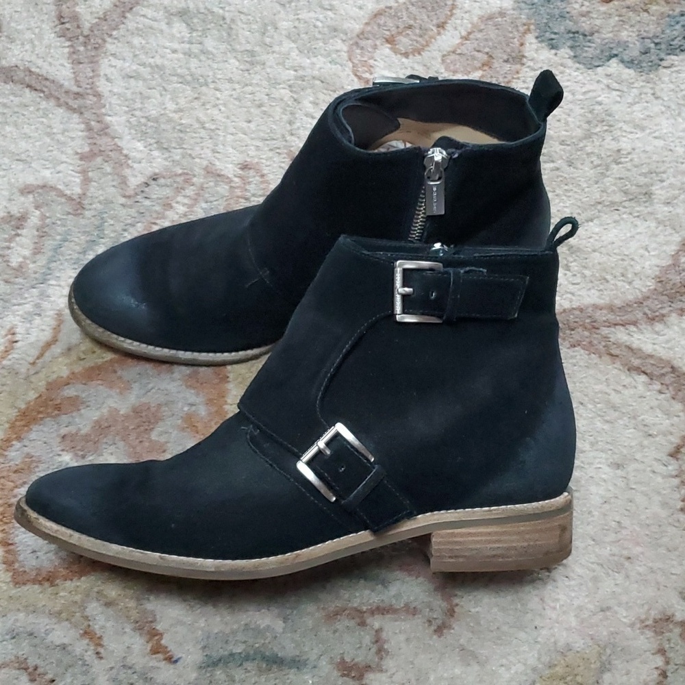 Michael Kors Adams Monk ankle suede boots